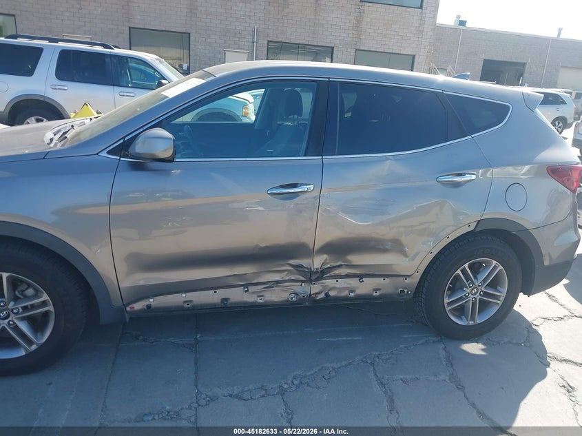 2017 Hyundai Santa fe VIN 5XYZT3LB9HG419399 IAAI salvage auction — SIDE, Salvage (California), sold $2,800 on 2026-07-13 (photo 6)