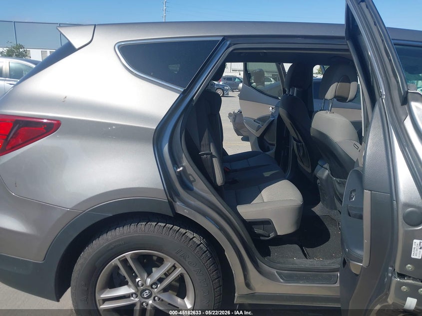 2017 Hyundai Santa fe VIN 5XYZT3LB9HG419399 IAAI salvage auction — SIDE, Salvage (California), sold $2,800 on 2026-07-13 (photo 8)