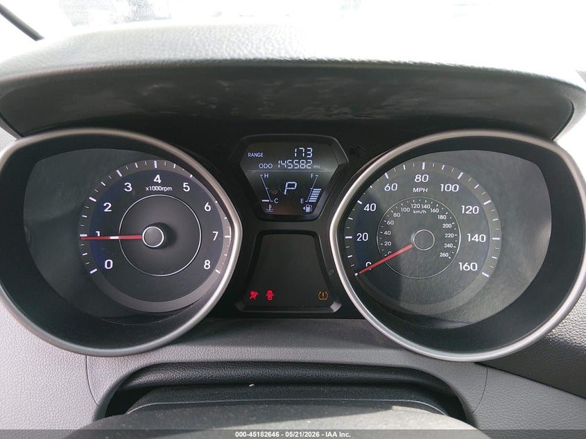 2013 Hyundai Elantra VIN 5NPDH4AE3DH275981 IAAI salvage auction — HAIL, Clear (Kansas), sold $1,200 on 2026-07-10 (photo 7)