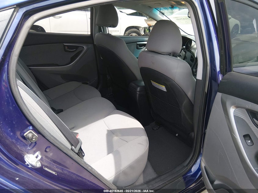 2013 Hyundai Elantra VIN 5NPDH4AE3DH275981 IAAI salvage auction — HAIL, Clear (Kansas), sold $1,200 on 2026-07-10 (photo 8)