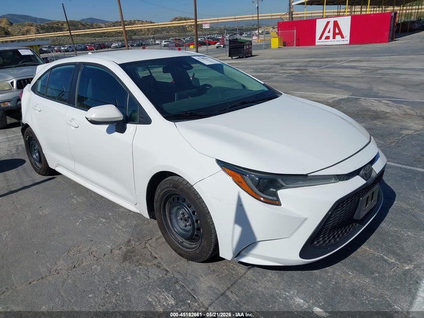2020 Toyota Corolla VIN 5YFEPRAE3LP020978 IAAI salvage auction — REAR END, Salvage (California), sold $3,250 on 2026-07-08 (photo 1)