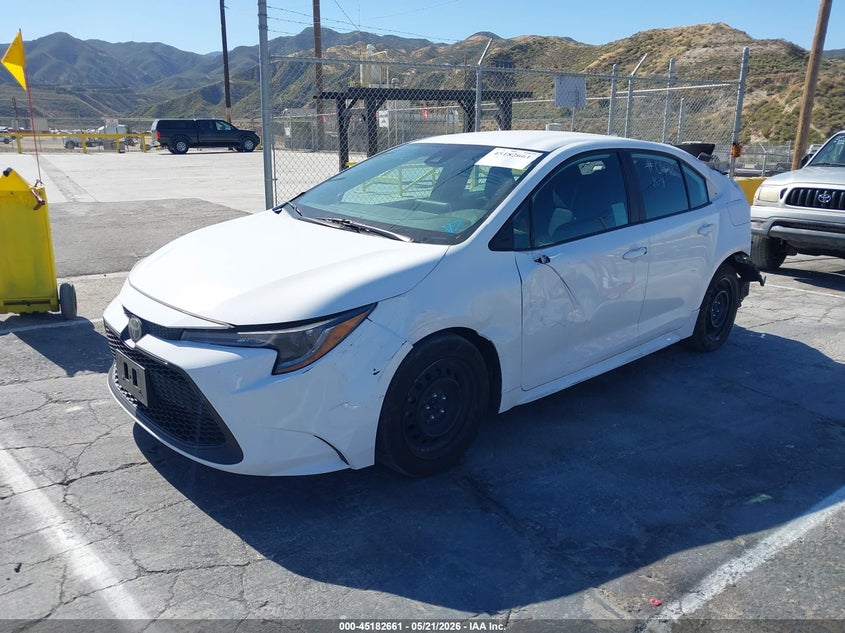 2020 Toyota Corolla VIN 5YFEPRAE3LP020978 IAAI salvage auction — REAR END, Salvage (California), sold $3,250 on 2026-07-08 (photo 2)