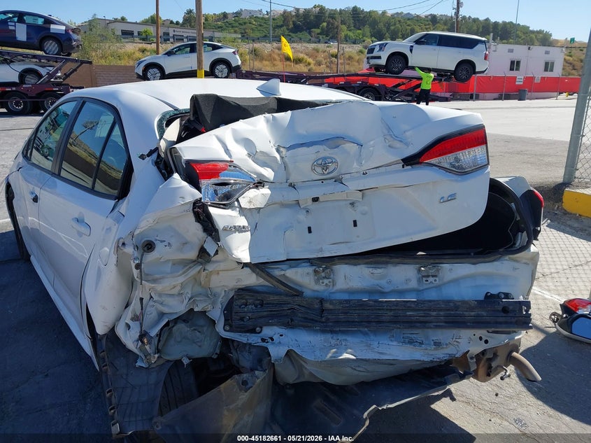 2020 Toyota Corolla VIN 5YFEPRAE3LP020978 IAAI salvage auction — REAR END, Salvage (California), sold $3,250 on 2026-07-08 (photo 6)