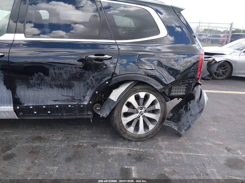 2021 Kia Telluride VIN 5XYP64HC6MG142646 IAAI salvage auction — LEFT SIDE, Rebuildable (Florida), sold $4,400 on 2026-07-09 (photo 6)