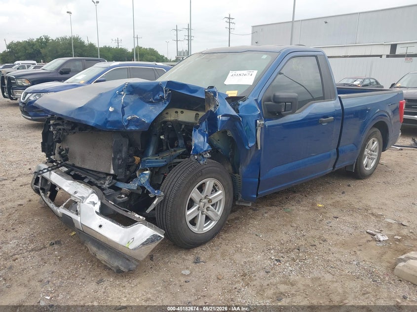 2023 Ford F-150 VIN 1FTMF1C57PKG18475 IAAI salvage auction — FRONT END, Original (Texas), sold $7,100 on 2026-07-29 (photo 2)