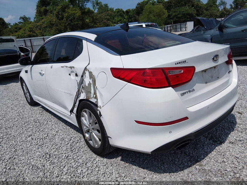 2014 Kia Optima VIN 5XXGN4A79EG337209 IAAI salvage auction — LEFT SIDE, Salvage Title, sold $425 on 2026-07-09 (photo 3)