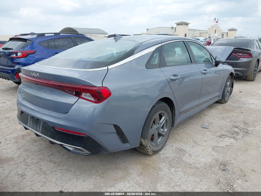 2022 Kia K5 VIN 5XXG14J26NG157749 IAAI salvage auction — FRONT END, Clear (Texas), sold $25 on 2026-07-06 (photo 4)
