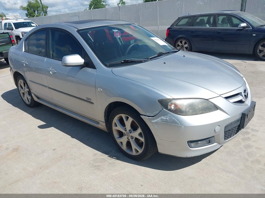 2008 Mazda 3 VIN JM1BK323481187325 IAAI salvage auction — NORMAL WEAR, Original (Texas), sold $825 on 2026-07-10 (photo 1)