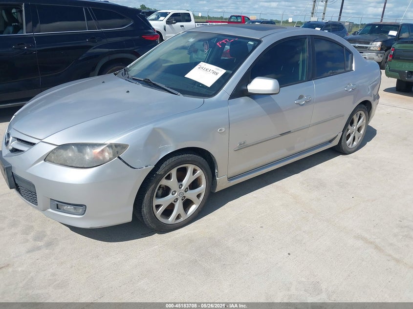 2008 Mazda 3 VIN JM1BK323481187325 IAAI salvage auction — NORMAL WEAR, Original (Texas), sold $825 on 2026-07-10 (photo 2)