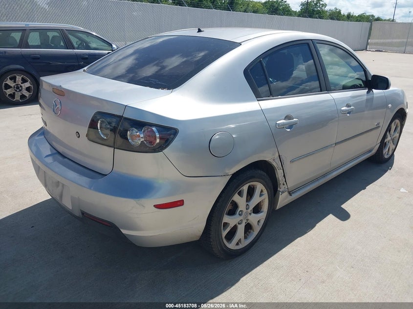 2008 Mazda 3 VIN JM1BK323481187325 IAAI salvage auction — NORMAL WEAR, Original (Texas), sold $825 on 2026-07-10 (photo 4)