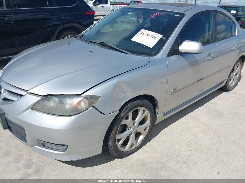2008 Mazda 3 VIN JM1BK323481187325 IAAI salvage auction — NORMAL WEAR, Original (Texas), sold $825 on 2026-07-10 (photo 6)