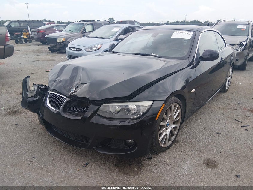 2012 BMW 3er VIN WBADW7C52CE728780 IAAI salvage auction — FRONT END, Salvage Title, sold $1,100 on 2026-07-11 (photo 2)