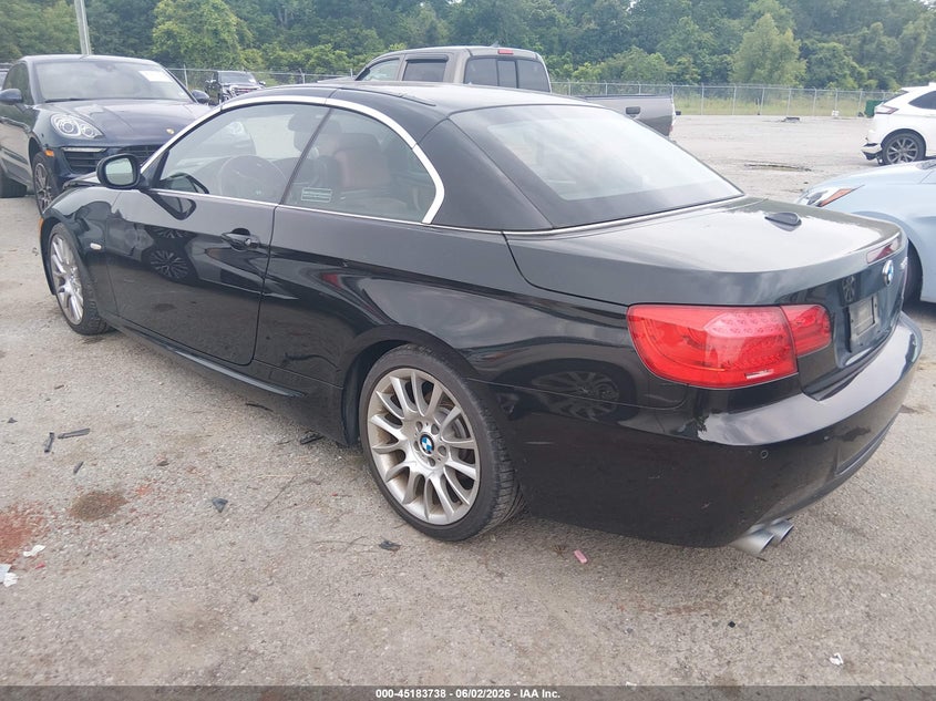 2012 BMW 3er VIN WBADW7C52CE728780 IAAI salvage auction — FRONT END, Salvage Title, sold $1,100 on 2026-07-11 (photo 3)