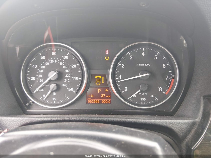 2012 BMW 3er VIN WBADW7C52CE728780 IAAI salvage auction — FRONT END, Salvage Title, sold $1,100 on 2026-07-11 (photo 7)