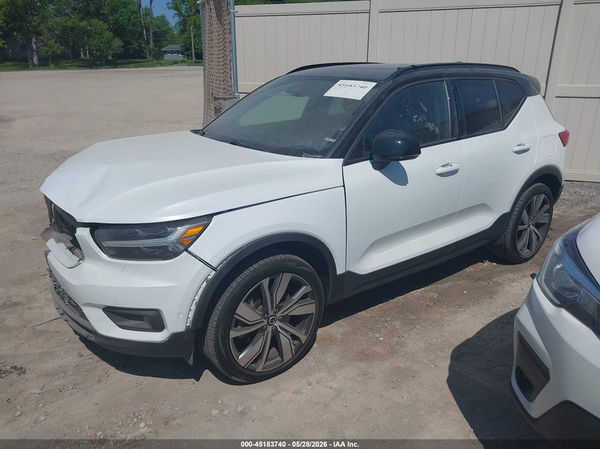 2022 Volvo Xc40 VIN YV4ED3UR0N2772138 IAAI salvage auction — FRONT END, Salvage Title, sold $5,600 on 2026-07-28 (photo 2)