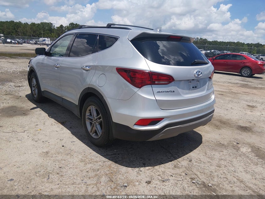 2018 Hyundai Santa fe VIN 5XYZU3LB7JG542217 IAAI salvage auction — FRONT END, Salvage (Georgia), sold $3,350 on 2026-07-24 (photo 3)