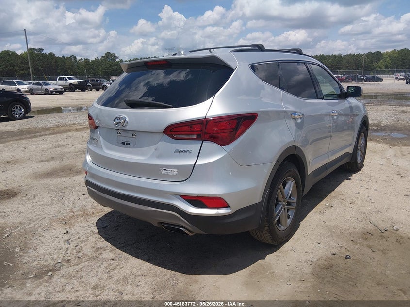 2018 Hyundai Santa fe VIN 5XYZU3LB7JG542217 IAAI salvage auction — FRONT END, Salvage (Georgia), sold $3,350 on 2026-07-24 (photo 4)