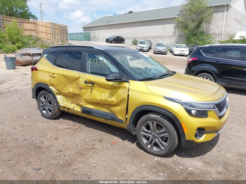 2023 Kia Seltos VIN KNDEU2AA5P7396716 IAAI salvage auction — REAR END, Salvage (Minnesota), sold $3,300 on 2026-07-22 (photo 1)