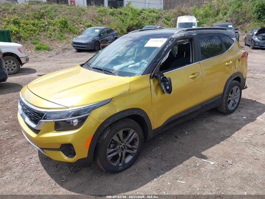 2023 Kia Seltos VIN KNDEU2AA5P7396716 IAAI salvage auction — REAR END, Salvage (Minnesota), sold $3,300 on 2026-07-22 (photo 2)