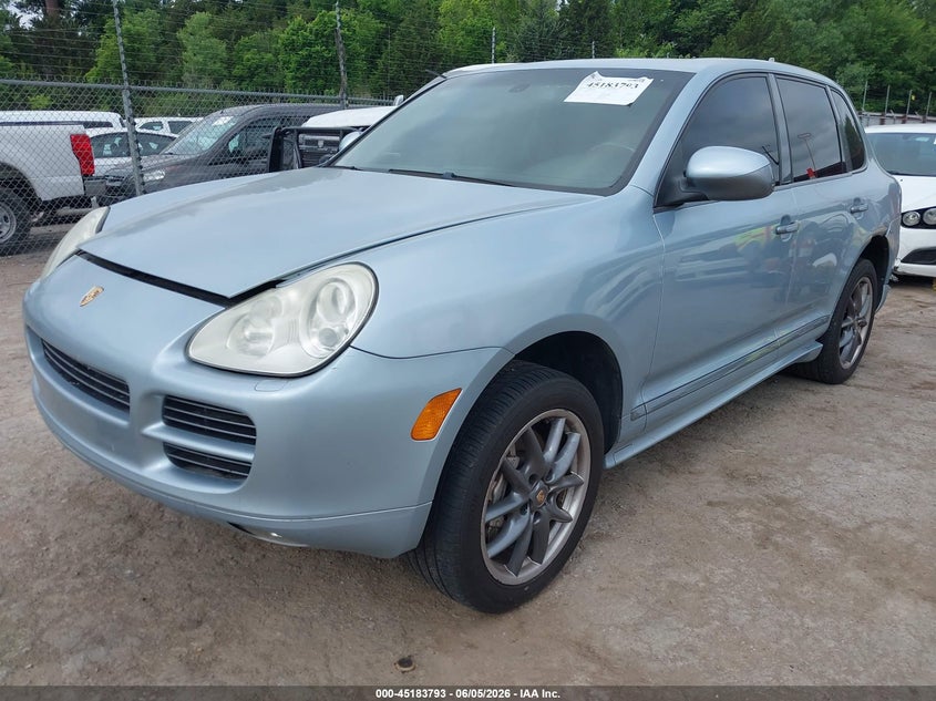 2006 Porsche Cayenne VIN WP1AB29P06LA70856 IAAI salvage auction — REAR END, Clear (Oklahoma), sold $850 on 2026-07-09 (photo 2)