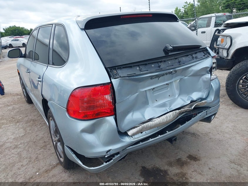 2006 Porsche Cayenne VIN WP1AB29P06LA70856 IAAI salvage auction — REAR END, Clear (Oklahoma), sold $850 on 2026-07-09 (photo 3)