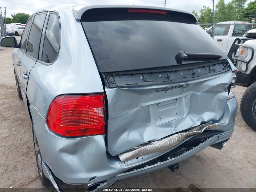 2006 Porsche Cayenne VIN WP1AB29P06LA70856 IAAI salvage auction — REAR END, Clear (Oklahoma), sold $850 on 2026-07-09 (photo 6)