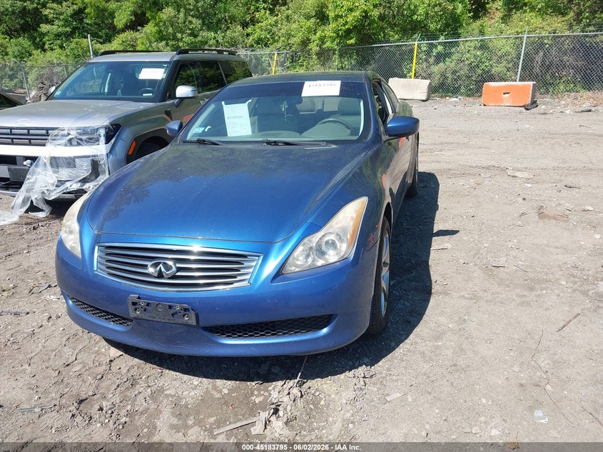 2010 Infiniti G VIN JN1CV6EL2AM152010 IAAI salvage auction — REAR END, Clear (Massachusetts), sold $1,450 on 2026-07-14 (photo 2)