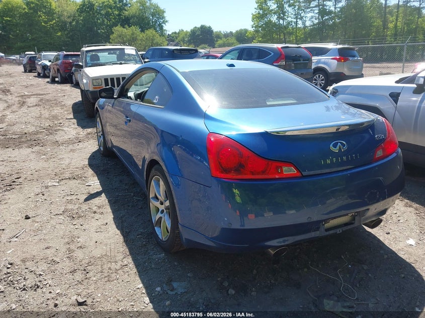2010 Infiniti G VIN JN1CV6EL2AM152010 IAAI salvage auction — REAR END, Clear (Massachusetts), sold $1,450 on 2026-07-14 (photo 3)