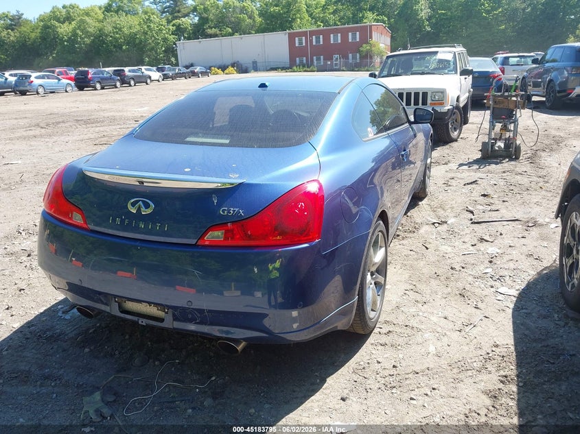 2010 Infiniti G VIN JN1CV6EL2AM152010 IAAI salvage auction — REAR END, Clear (Massachusetts), sold $1,450 on 2026-07-14 (photo 4)