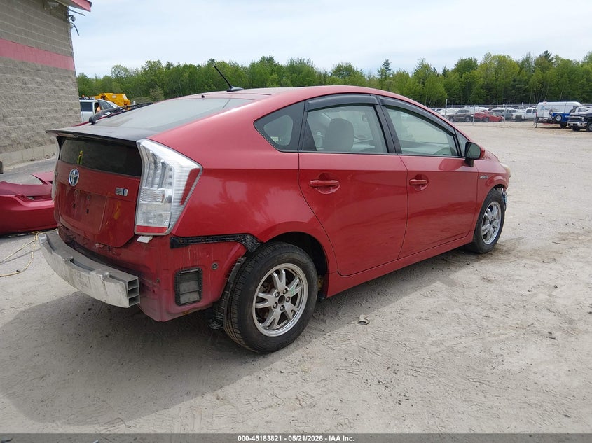 2011 Toyota Prius VIN JTDKN3DU1B5301049 IAAI salvage auction — FRONT END, Salvage (Maine), sold $600 on 2026-07-09 (photo 4)