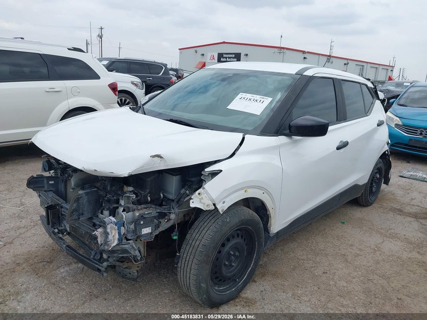 2020 Nissan Kicks VIN 3N1CP5BV9LL494707 IAAI salvage auction — FRONT & REAR, Salvage Title, sold $1,750 on 2026-07-28 (photo 2)