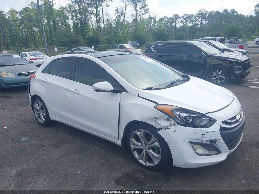2013 Hyundai Elantra VIN KMHD35LE5DU044521 IAAI salvage auction — FRONT & REAR, Rebuildable (Florida), sold $425 on 2026-07-21 (photo 1)