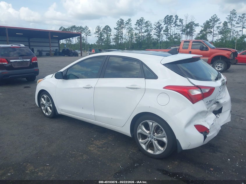 2013 Hyundai Elantra VIN KMHD35LE5DU044521 IAAI salvage auction — FRONT & REAR, Rebuildable (Florida), sold $425 on 2026-07-21 (photo 3)