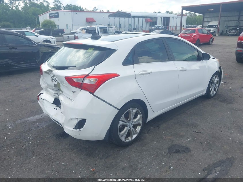 2013 Hyundai Elantra VIN KMHD35LE5DU044521 IAAI salvage auction — FRONT & REAR, Rebuildable (Florida), sold $425 on 2026-07-21 (photo 4)