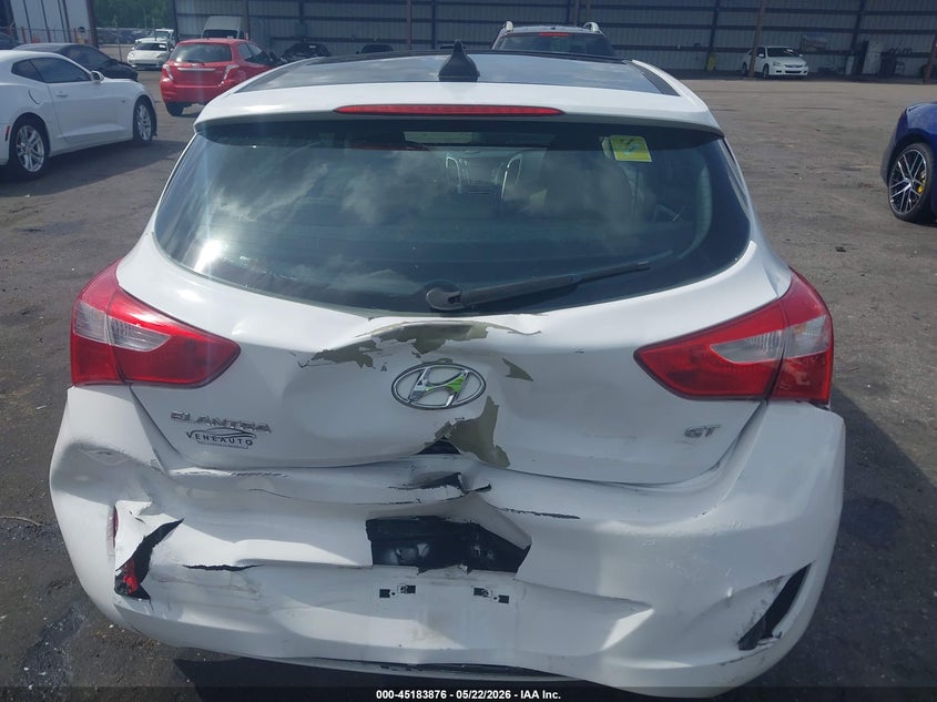 2013 Hyundai Elantra VIN KMHD35LE5DU044521 IAAI salvage auction — FRONT & REAR, Rebuildable (Florida), sold $425 on 2026-07-21 (photo 6)