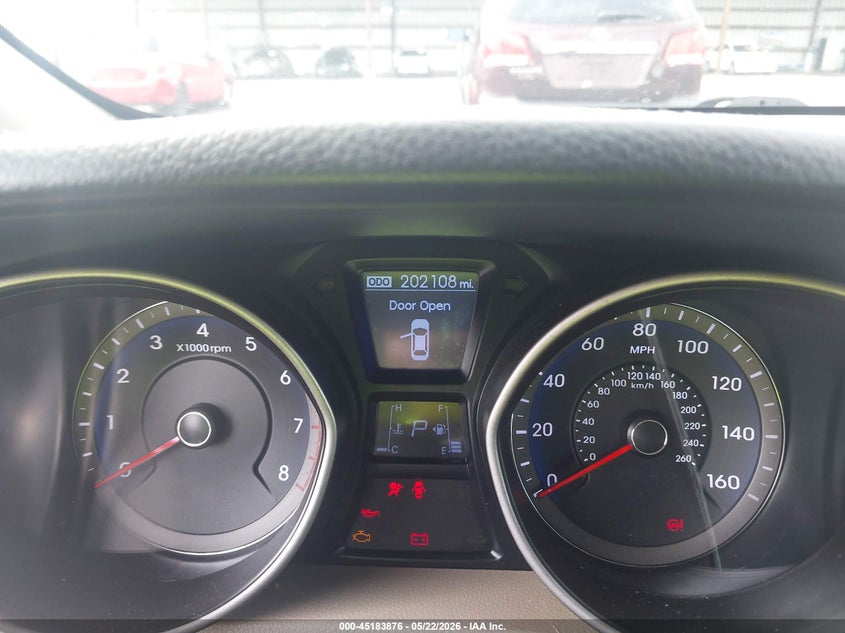 2013 Hyundai Elantra VIN KMHD35LE5DU044521 IAAI salvage auction — FRONT & REAR, Rebuildable (Florida), sold $425 on 2026-07-21 (photo 7)