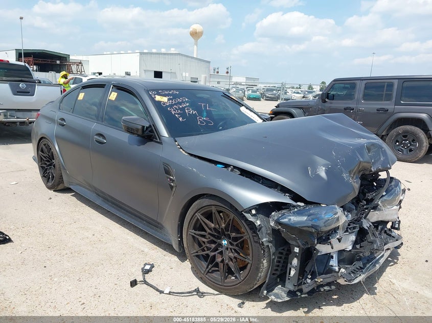 2022 BMW M3 VIN WBS33AY00NFN10019 — IAAI salvage auction photo