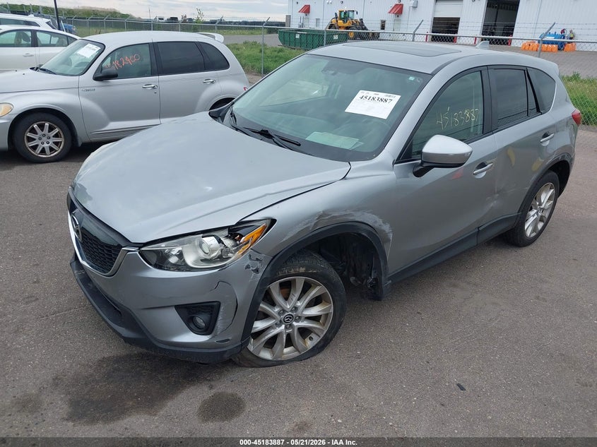 2014 Mazda Cx-5 VIN JM3KE4DY6E0419213 IAAI salvage auction — FRONT END, Prior Salvage (Minnesota), sold $1,050 on 2026-07-29 (photo 2)