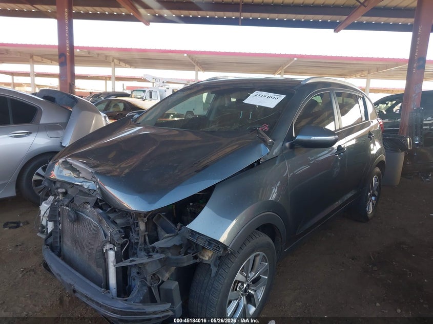 2015 Kia Sportage VIN KNDPB3AC0F7716030 IAAI salvage auction — UNKNOWN, Salvage (Arizona), sold $750 on 2026-07-14 (photo 2)
