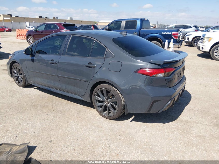 2023 Toyota Corolla VIN 5YFT4MCE8PP159607 IAAI salvage auction — HAIL, Salvage (Kansas), sold $11,975 on 2026-07-31 (photo 3)