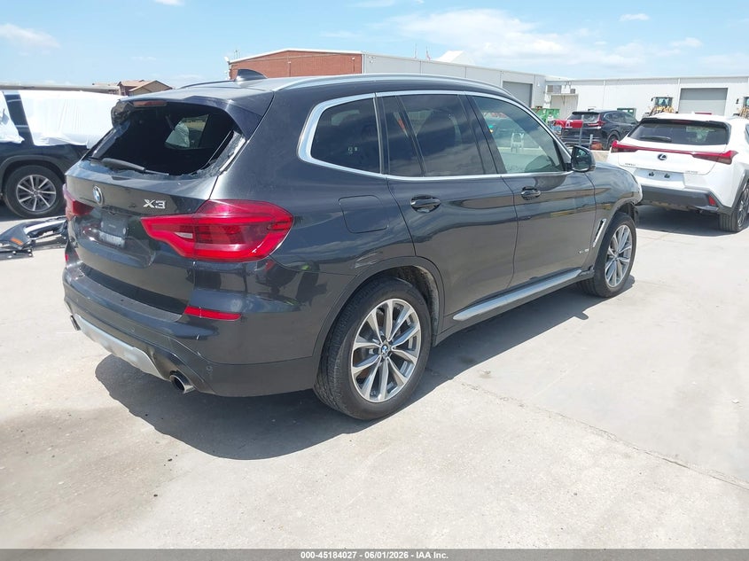2018 BMW X3 VIN 5UXTR9C51JLD63908 IAAI salvage auction — FRONT & REAR, Salvage Title, sold $6,500 on 2026-07-29 (photo 4)