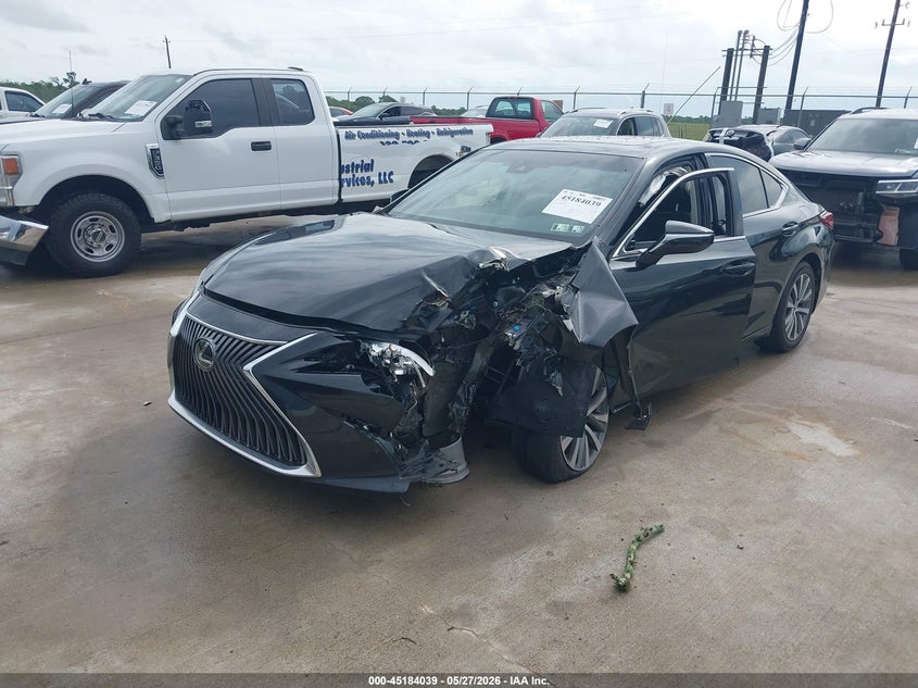 2021 Lexus ES VIN 58ACZ1B12MU107181 IAAI salvage auction — SIDE, Salvage (Texas), sold $10,100 on 2026-07-31 (photo 2)