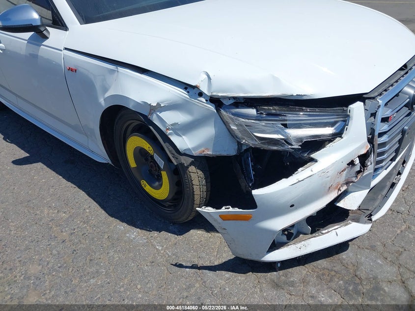 2018 Audi S4 VIN WAUB4AF4XJA061698 IAAI salvage auction — RIGHT FRONT, Salvage (Texas), sold $9,850 on 2026-07-30 (photo 6)