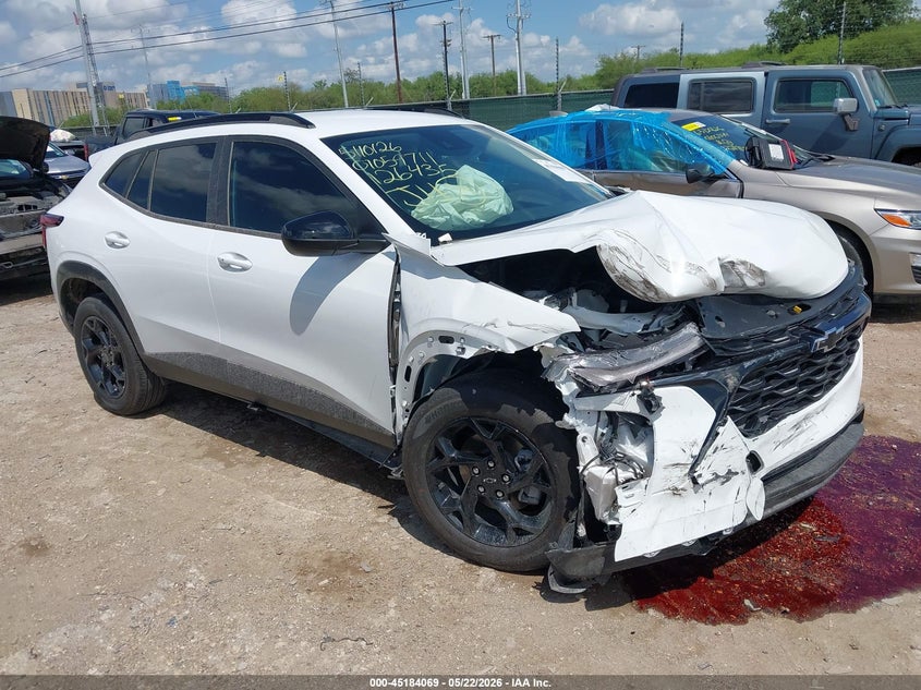 2026 Chevrolet Trax VIN KL77LHEP2TC126435 IAAI salvage auction — RIGHT FRONT, Salvage (Texas), sold $2,500 on 2026-07-29 (photo 1)