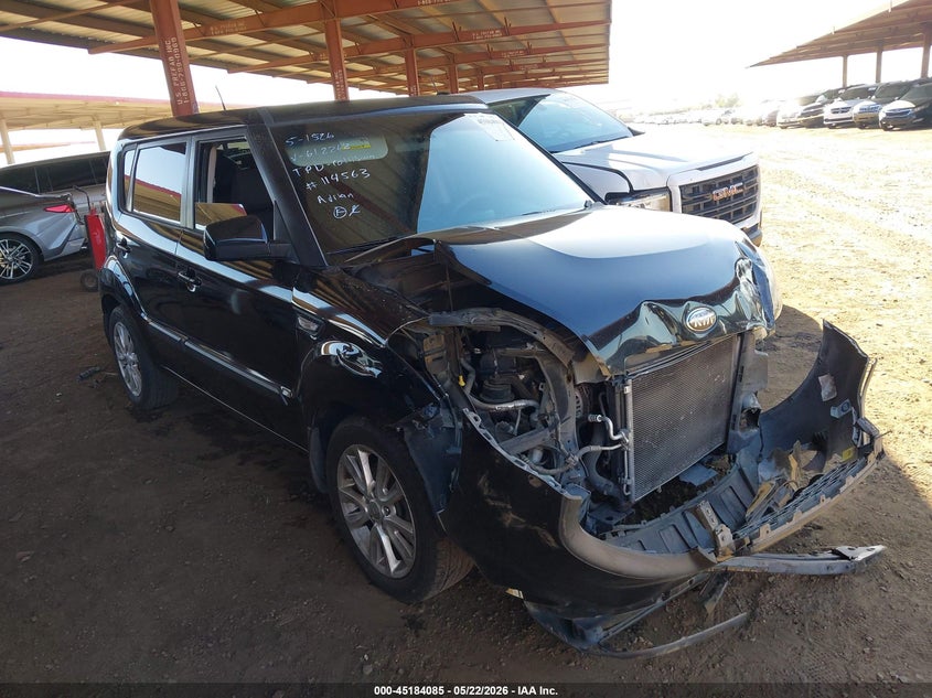 2013 Kia Soul VIN KNDJT2A51D7612268 IAAI salvage auction — FRONT END, Salvage (Arizona), sold $300 on 2026-08-02 (photo 1)