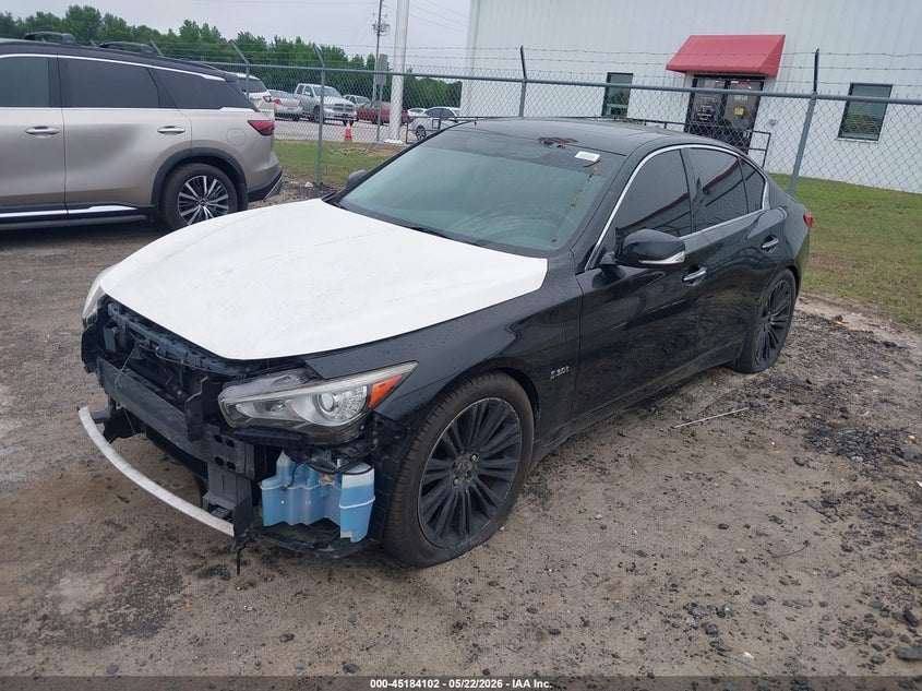 2016 Infiniti Q50 VIN JN1FV7AR3GM451995 IAAI salvage auction — NORMAL WEAR, Clear (North Carolina), sold $700 on 2026-07-29 (photo 2)