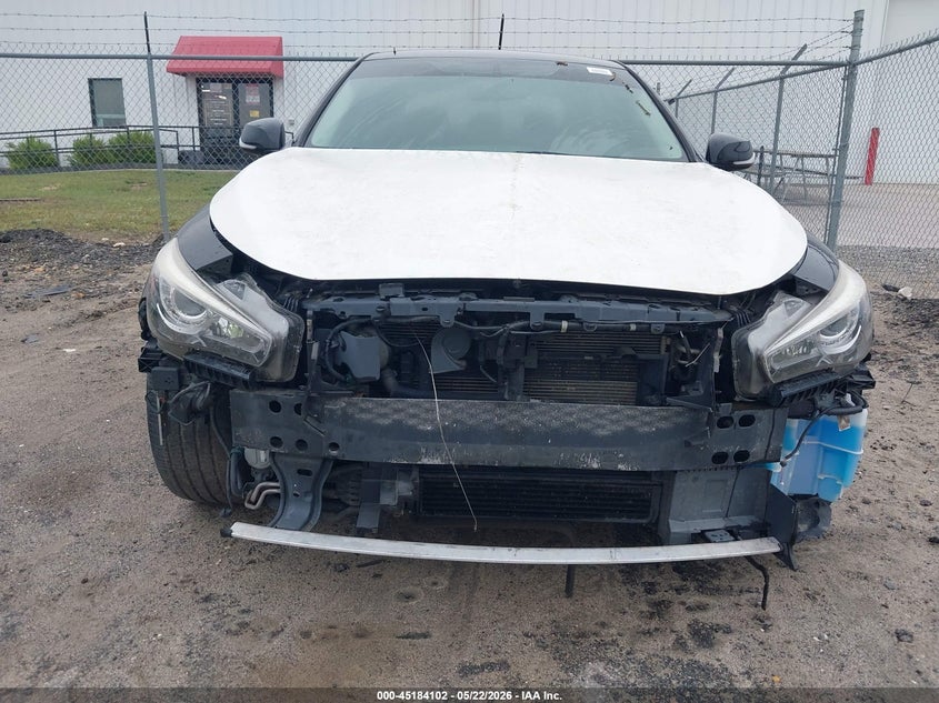 2016 Infiniti Q50 VIN JN1FV7AR3GM451995 IAAI salvage auction — NORMAL WEAR, Clear (North Carolina), sold $700 on 2026-07-29 (photo 6)
