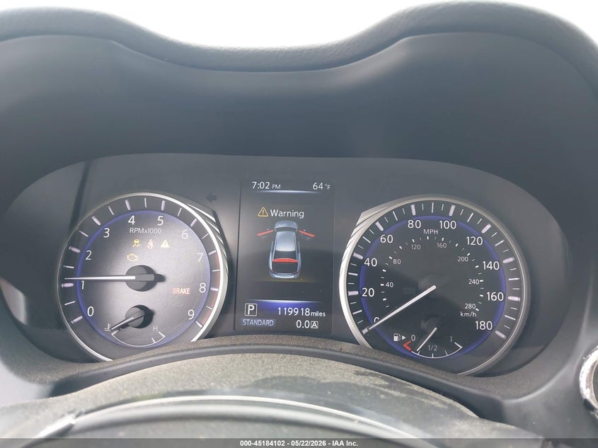 2016 Infiniti Q50 VIN JN1FV7AR3GM451995 IAAI salvage auction — NORMAL WEAR, Clear (North Carolina), sold $700 on 2026-07-29 (photo 7)