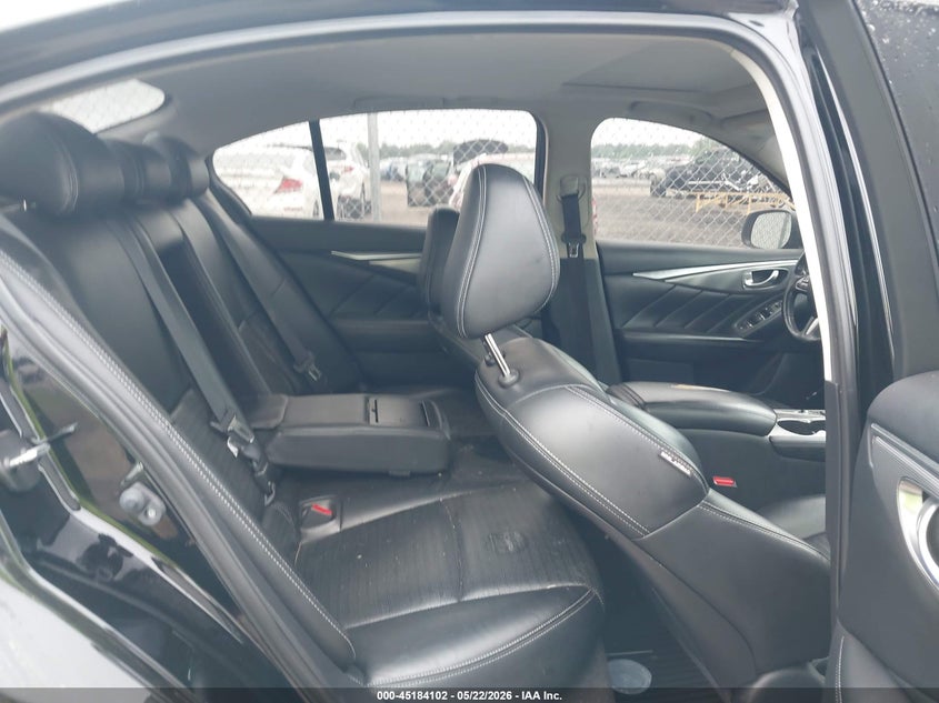 2016 Infiniti Q50 VIN JN1FV7AR3GM451995 IAAI salvage auction — NORMAL WEAR, Clear (North Carolina), sold $700 on 2026-07-29 (photo 8)