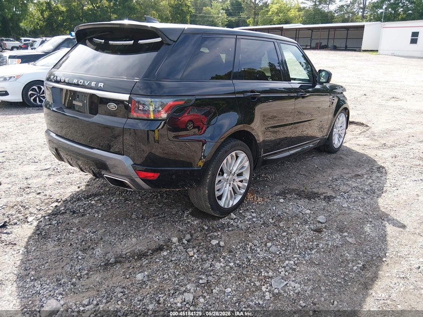 2019 Land rover Range rover sport VIN SALWR2RU7KA863448 IAAI salvage auction — FRONT END, Salvage Title, sold $9,800 on 2026-07-11 (photo 4)